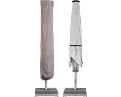 Raffles Covers Parasolhoes - Hoog: 390 cm - RUS390 - Waterdicht - UV-bestendig - Rits en stok - Trekkoord - Parasolhoes voor staande parasol