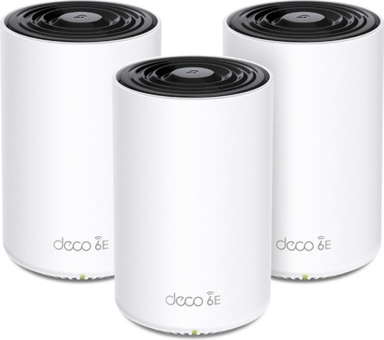 TP-Link Deco XE75 - WiFi Mesh - Tri-bande - Wifi 6E - 5400Mbps - Pack de 3