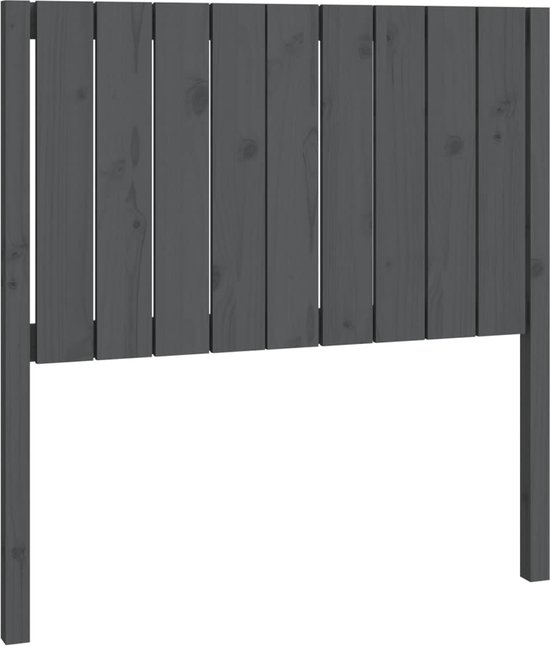 vidaXL-Hoofdbord-95,5x4x100-cm-massief-grenenhout-grijs
