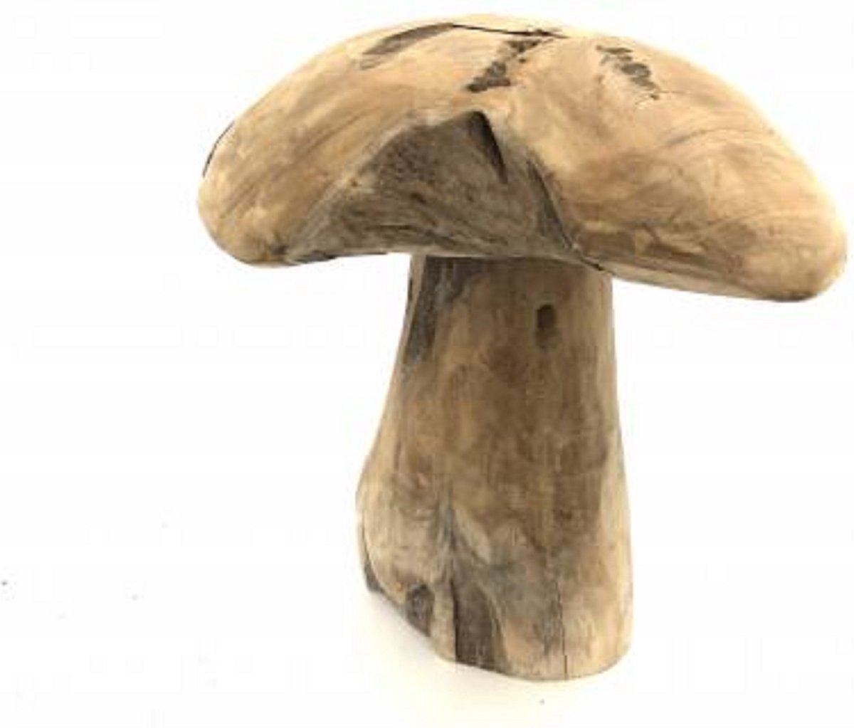 Mushroom low teak 25cm
