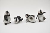 Figurines De Noël - Pingouin 4 Options Orite 12x7x5 Cm Polyrésine