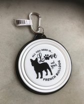 MyDogGifts - Opvouwbare Honden Drinkbak – French Bulldog