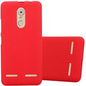 Cadorabo Hoesje geschikt voor Lenovo K6 / K6 POWER in FROST ROOD - Beschermhoes gemaakt van flexibel TPU silicone Case Cover