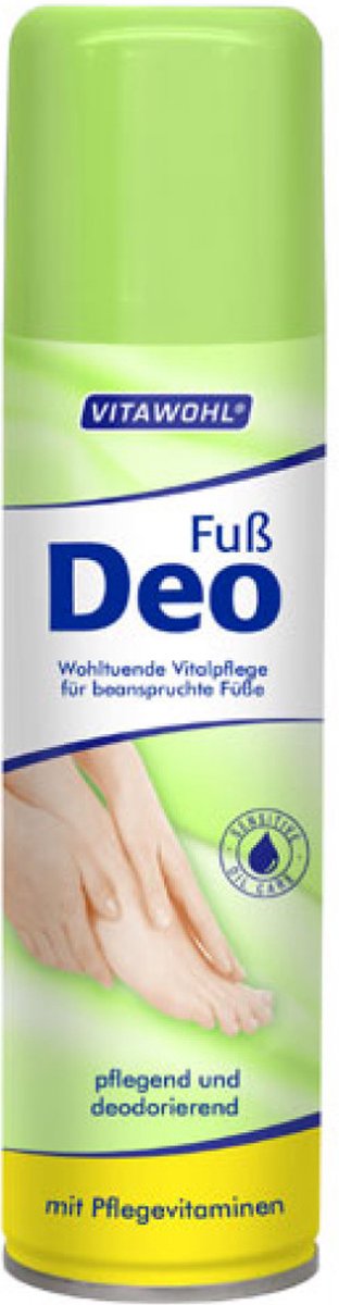 Voet Deo Spray - Vitawohl - Hydrateert en Kalmeert - Frisse Geur - Met Pro Vitamine B-5 - 200 ml - Voordeel Set 2 Stuks
