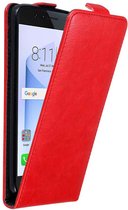 Cadorabo Hoesje geschikt voor Honor 8 / 8 PREMIUM in APPEL ROOD - Beschermhoes in flip design Case Cover met magnetische sluiting