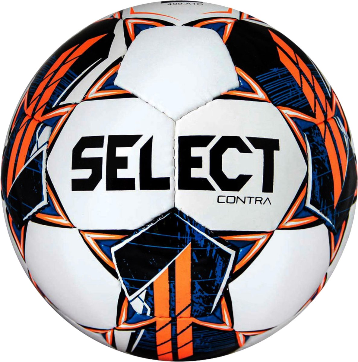 Select Contra FIFA Basic Ball CONTRA WHT-ORG, Unisex, Wit, Bal naar voetbal, maat: 4