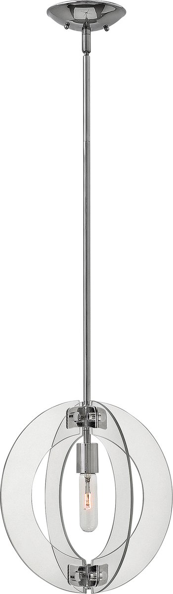 Steady Lighting - Hanglamp - Chroom - 0 x 33 x 132.8 cm- Geschikt voor woon en eetkamer