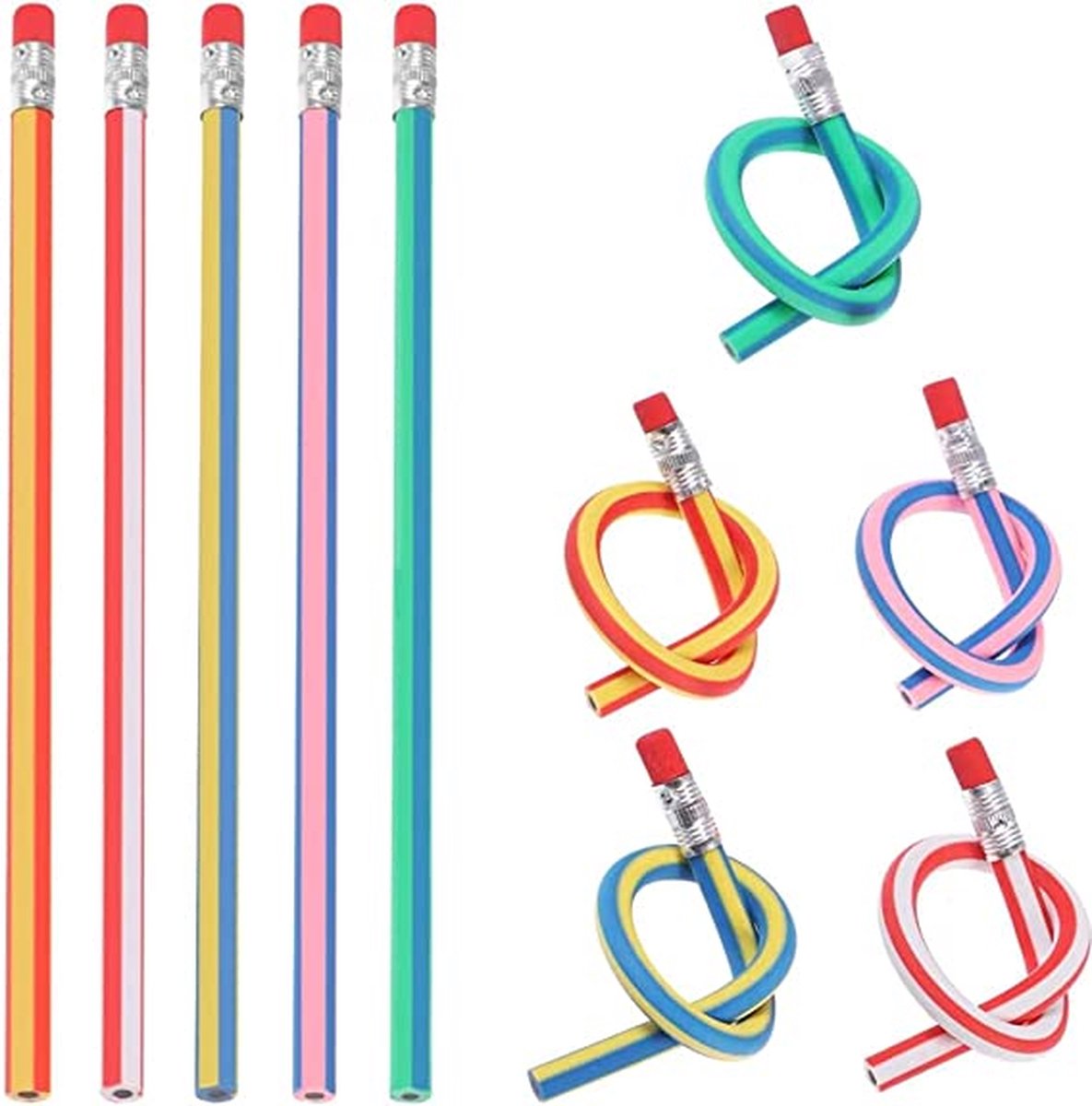 flexibele Bendy potloden, magische Bend potloden voor kinderen, flexible bendy pencils 48