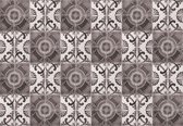 Fotobehang - Vlies Behang - Mozaïek - Patroon - Geometrisch - Ornament - 152,5 x 104 cm