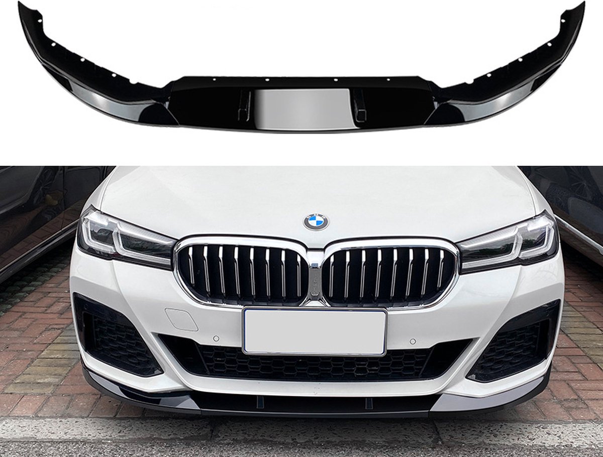 Splitter voorspoiler spoiler lip passend voor BMW 5 serie G30 G31 LCI M-Sport pakket