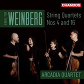 Arcadia Quartet - Weinberg: String Quartets Vol. 3 (CD)
