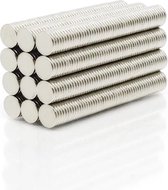Supersterke Whiteboard & Koelkastmagneten - 40 stuks - 8 x 2 mm - Zilver - Koelkast Magneet - Magneten