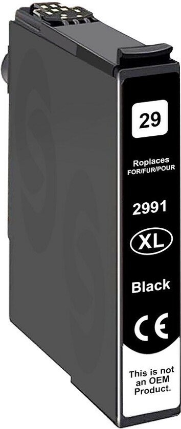 Foto: 29xl zwart huismerk inkt cartridge compatible met epson 29xl zwart t2991 geschikt voor epson expression home xp 235 xp 245 xp 247 xp 255 xp 257 xp 332 xp 335 xp 342 xp 345 xp 350 xp 352 xp 355 xp 430 xp 432 xp 435