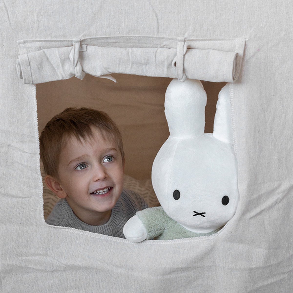 Nijntje Knuffel Fluffy Groen - 35 cm — afbeelding 4