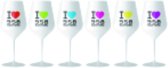 Santero wineglas "Ilove958" (doos van 6 stuks)