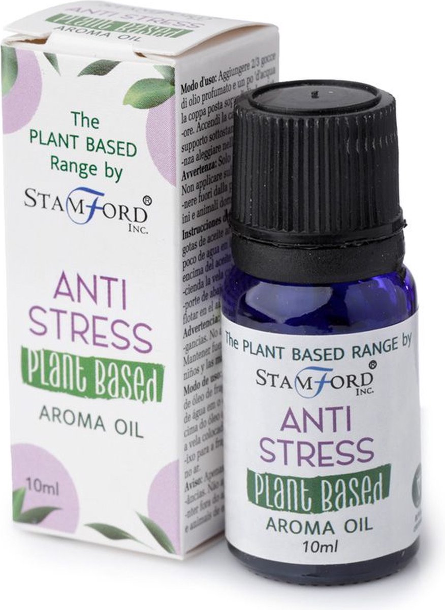Goedkoopste Plantaardige Aroma Geurolie - Anti-stress - 10ml - Geurolie Voor Aroma Diffuser - Huisparfum