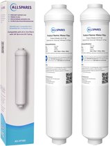 AllSpares Waterfilter (2x) voor koelkast geschikt voor o.a. Samsung HAFEX DA29-10105J / LG 5231JA2010B / ADQ73693903 en Whirlpool USC100