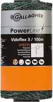 Vidoflex 3 PowerLine vert Clôture électrique 100m