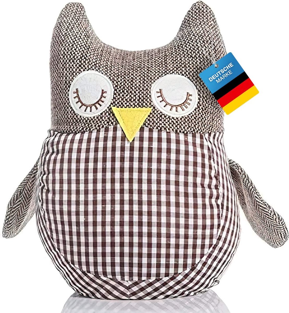 Uil deurstopper - Leuke deur houder in dier vorm - Handgemaakte 13kg gewicht