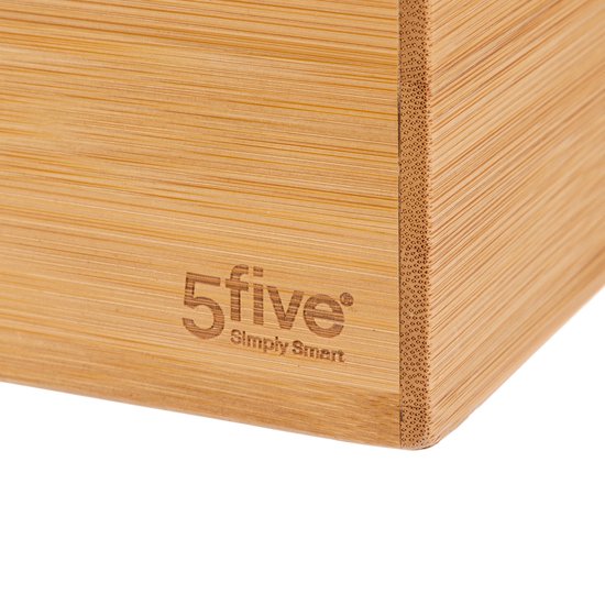 Saladier En Bambou 5FIVE - Diamètre 25 Cm, Naturel Et Écologique Pour Salades Et Préparations