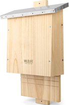 Wildlife Friend® Vleermuiskast NABU - massief hout, 100% weerbestendig. Vleermuishuis & Nestkast voor Zomer & Winter