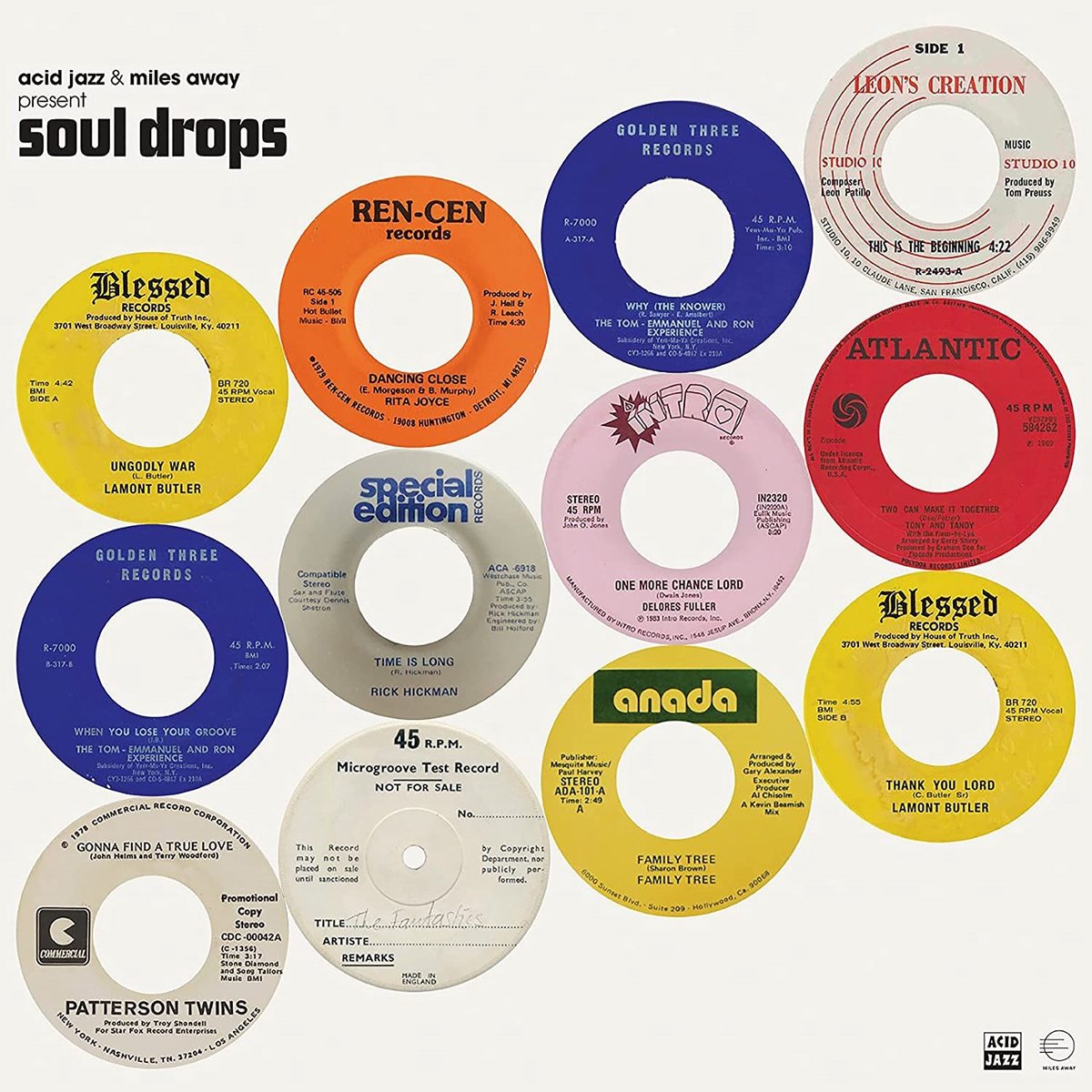 Various Artists - Acid Jazz & Miles Away Present Soul Drops (CD)