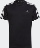 adidas Performance Train Essentials AEROREADY 3-Stripes Regular-Fit T-shirt - Kinderen - Zwart- 140
