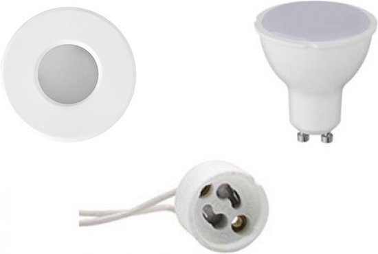 Voordeelpak LED Veranda Spot Verlichting 6 Pack - Velvalux - 1W - Warm