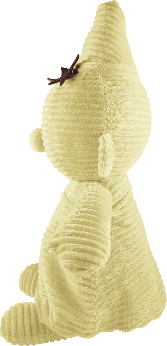 Bumba Corduroy Knuffel - Bumba zachte gele Corduroy pluche knuffel - 35 cm van Bumba — afbeelding 2