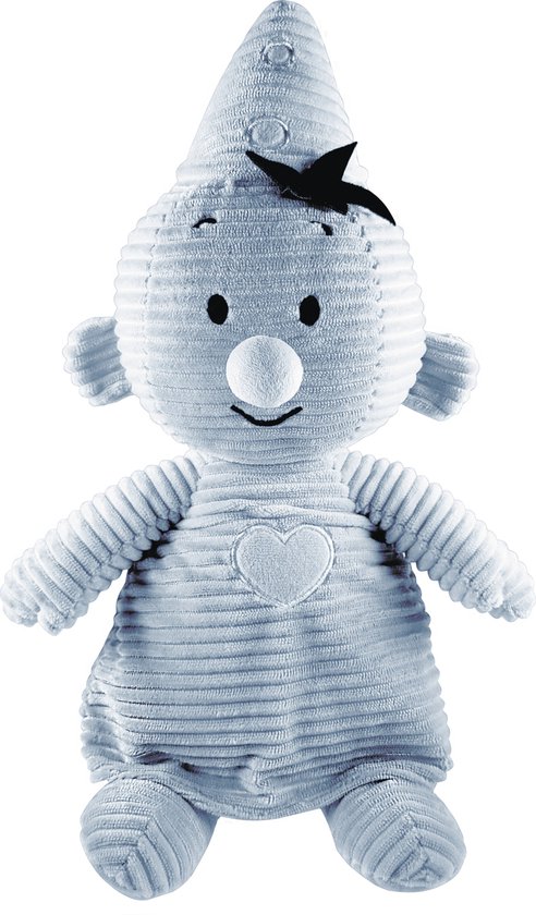 Product: Bumba Corduroy Knuffel - Bumba zachte blauwe Corduroy pluche knuffel - 35 cm, van het merk Bumba