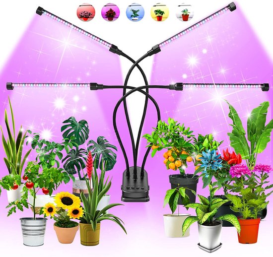 Kweeklamp Indoor Full Spectrum Licht Groeilamp Groei van Planten 80 LEDs 40W