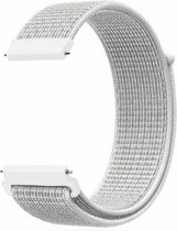 By Qubix - 20mm - Garmin Vivomove 3 - HR - Luxe - Sport - Style - Trend - Sport Loop nylon bandje - Wit - Garmin bandje