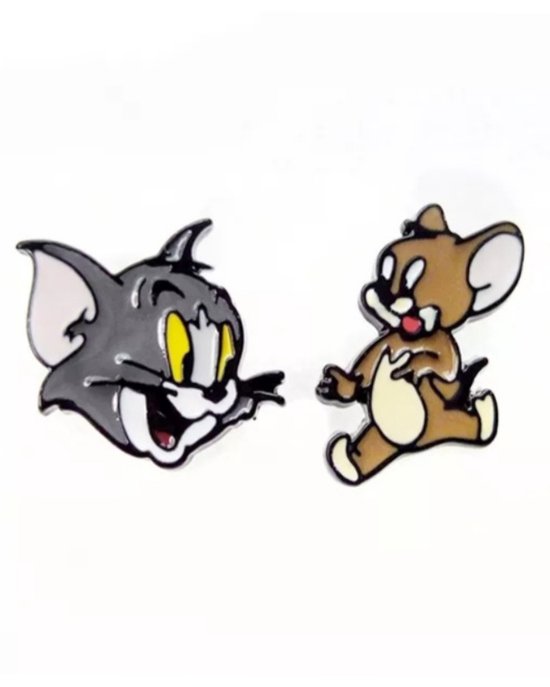 Sale - Kinderoorbellen – Staal – Zwart – Tom en Jerry – Cadeau voor kind
