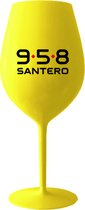 Santero wineglas -yellow- geel -PER STUK-