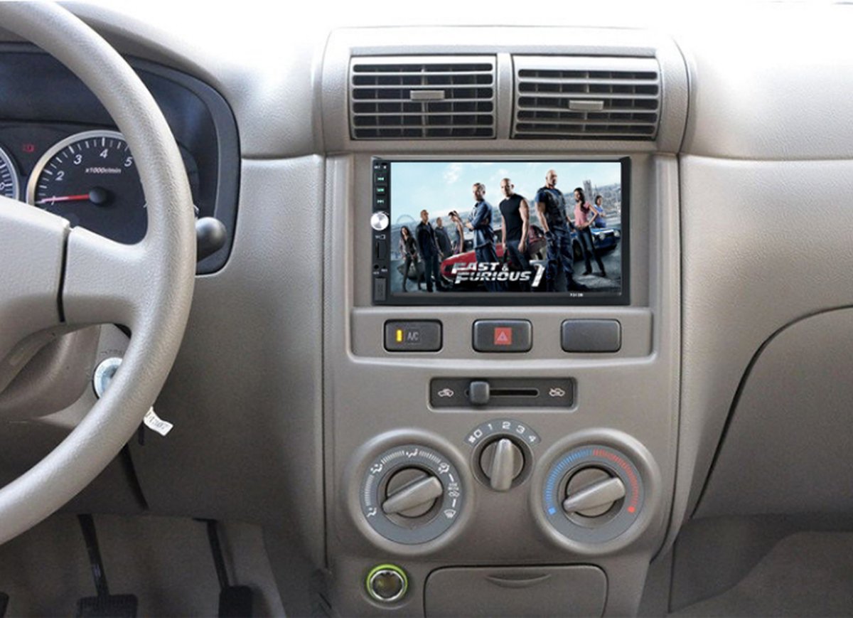 Radio Carcemy voiture pour toutes les voitures avec Bluetooth, USB