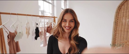 MAGIC Bodyfashion Soutien-Gorge Comfort Bamboo avec Bretelles Spaghetti Soutien-Gorge Femme - Taille M