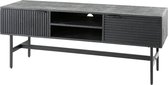 Mariah tv-meubel 140 cm mangohout zwart