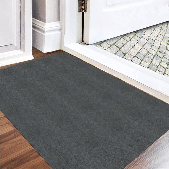 Deurmat voor binnen, wasbaar, super dun, vuilafstotend, absorberend, antislip, voor deur of keuken