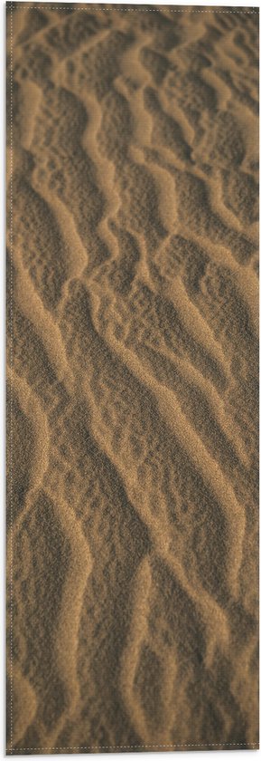 Vlag - Golvend Zand - 20x60 cm Foto op Polyester Vlag