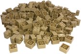 100 Bouwstenen 2x2 | Tan | Compatibel met Lego Classic | Keuze uit vele kleuren | SmallBricks