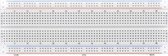 TRU COMPONENTS 0165-40-4-16020 Breadboard Anti-slip Totaal aantal polen 830 (l x b x h) 167 x 54.4 x 8.4 mm 1 stuk(s)