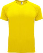 Chemise sport unisexe jaune manches courtes Bahreïn marque Roly taille L
