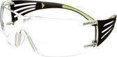3M SecureFit SF420AF Veiligheidsbril Met anti-condens coating, Met anti-kras coating Groen, Zwart DIN EN 166