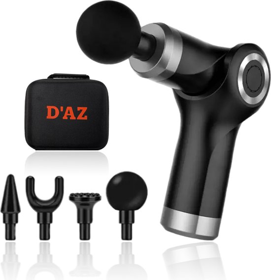 D'AZ® Massage Gun Professioneel Draadloos Zwart - D'AZ® - €29,95