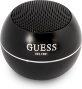 Guess Mini Bluetooth Speaker - 3W vermogen & 4 uur speeltijd - Zwart