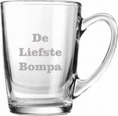 Theeglas gegraveerd - 32cl - De Liefste Bompa