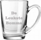 Theeglas gegraveerd - 32cl - De Leukste Bomma