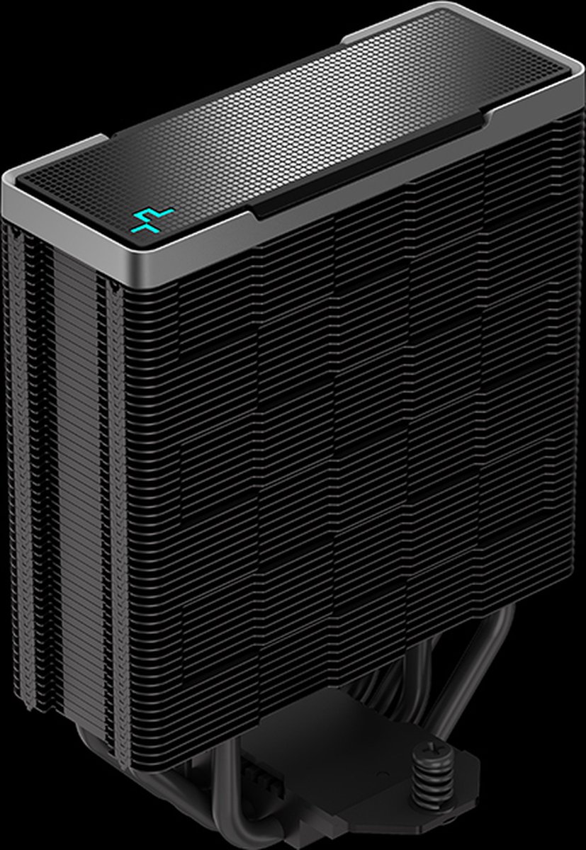 Deepcool Ak400 Zero Dark 4X Heat Pipe All Black Single Tower Cpu Air Cooler, 1X - afbeelding 9