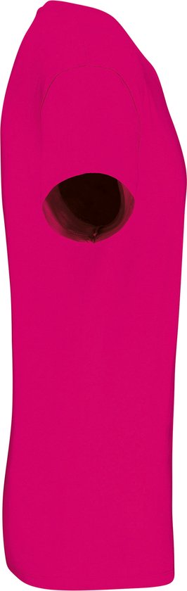 T-shirt fushia à col rond marque Kariban taille S