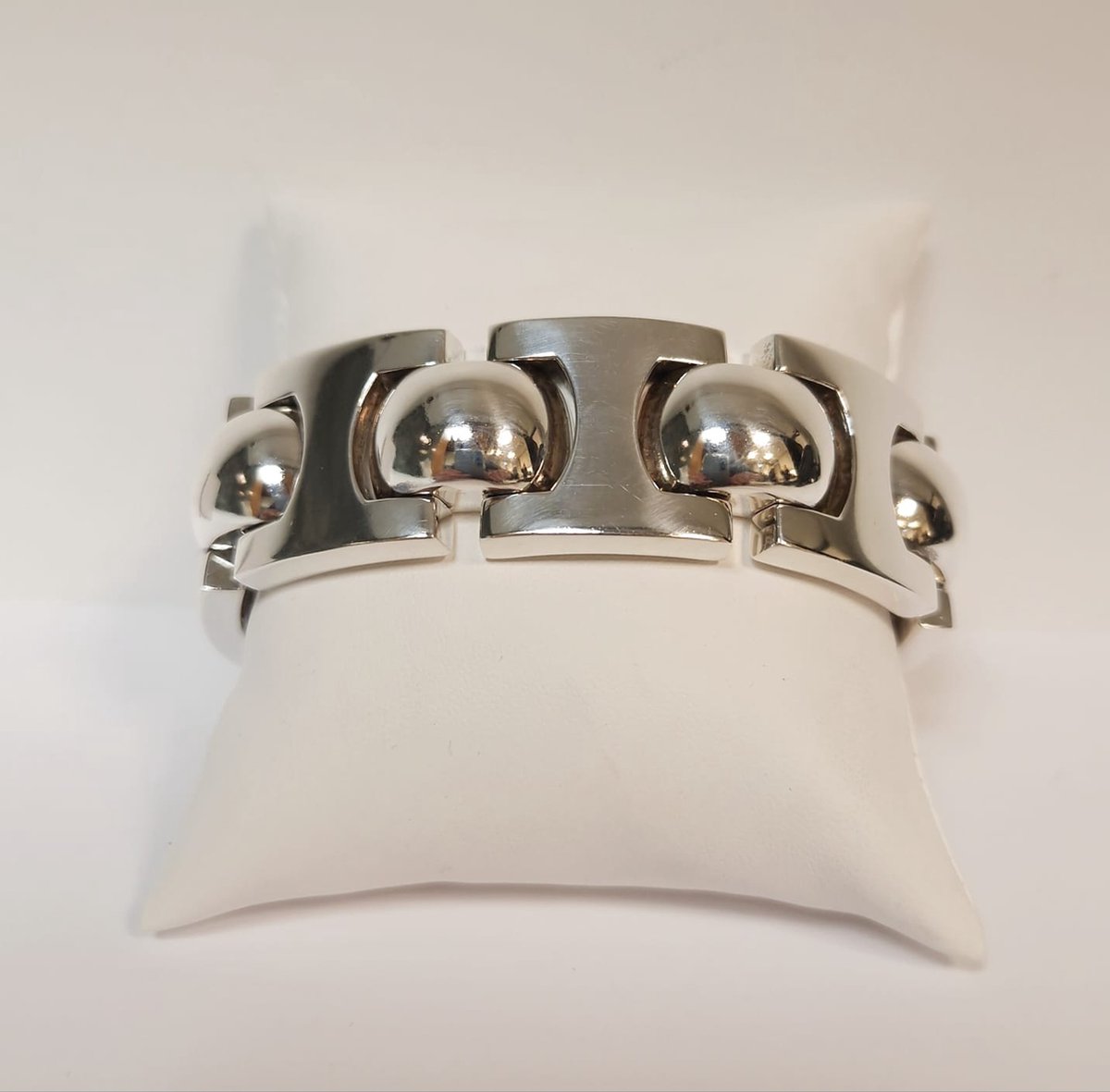 Armband - heren - brede zilveren armband - 925xl Prestige - zilver - 925dz  - sale... | bol.com